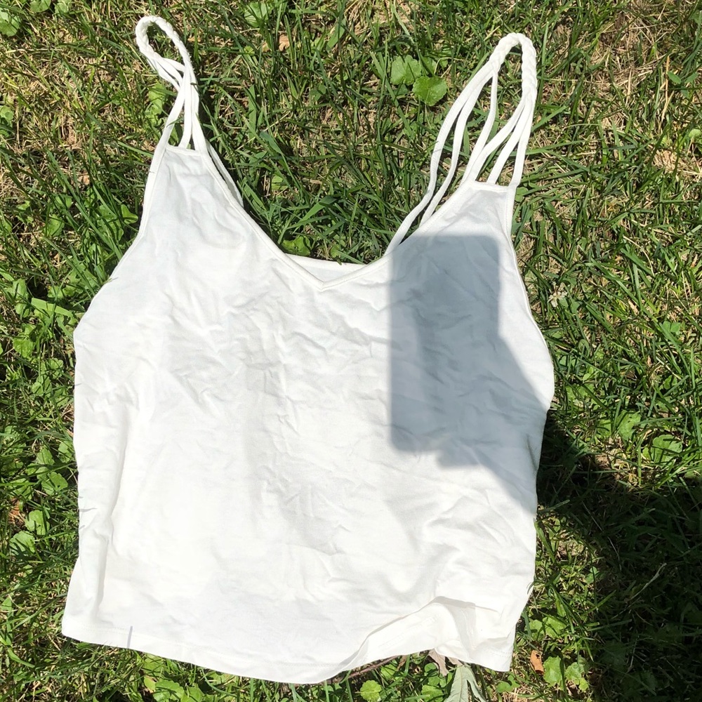 White tank top blouse